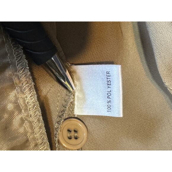Max Studio Trousers Pleated Brown Dress Pants Size 11/12 - Picture 8 of 10
